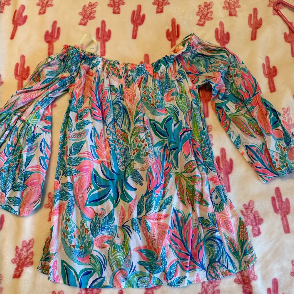 Lilly Pulitzer Multicolor Ruffled Top